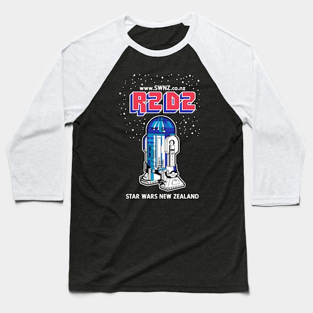 Space Ice SWNZ Supporter Baseball T-Shirt by SWNZ Favourites